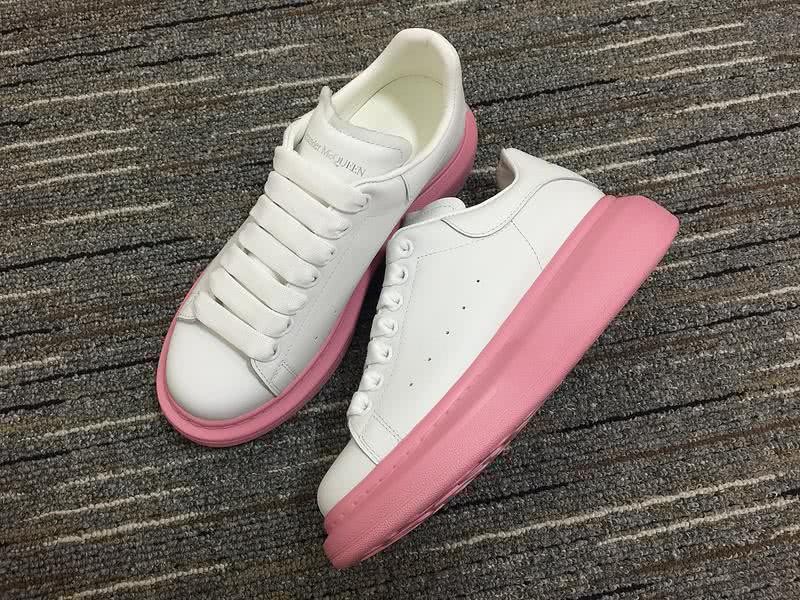 Alexander McQueen Sneakers White Pink Men Women 1