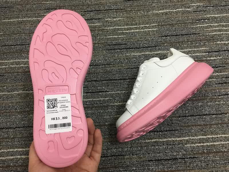Alexander McQueen Sneakers White Pink Men Women 6