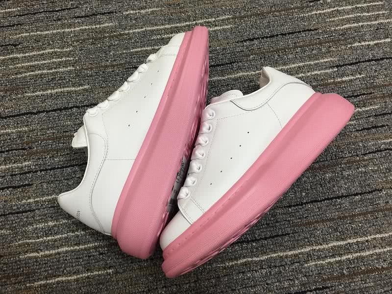 Alexander McQueen Sneakers White Pink Men Women 7