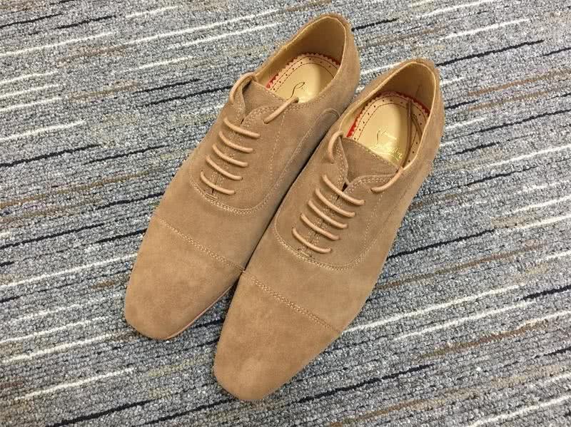 Christian Louboutin Loafers Suede Coffee Men 2