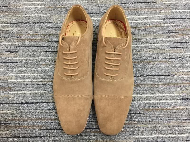 Christian Louboutin Loafers Suede Coffee Men 3