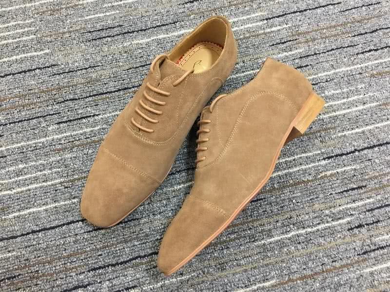 Christian Louboutin Loafers Suede Coffee Men 1