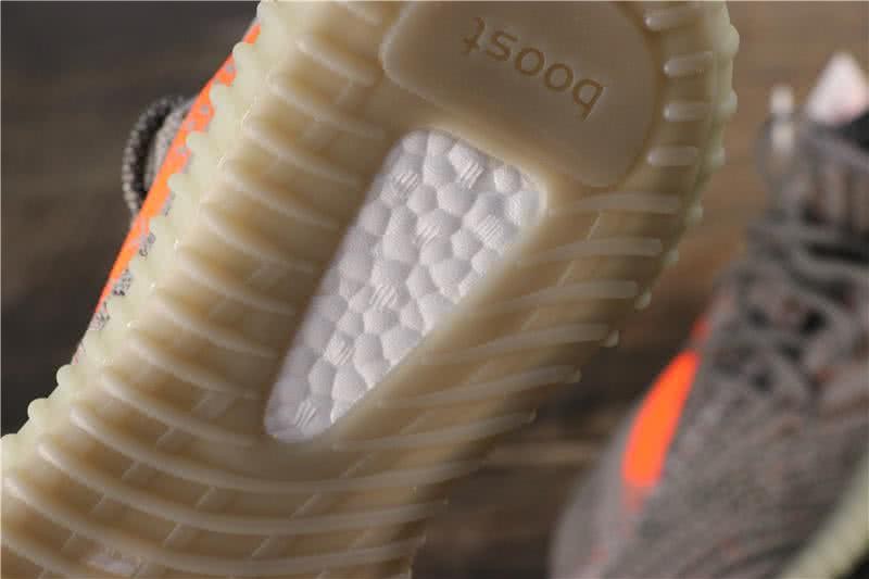 Adidas Yeezy Boost 350 V2 Men Women Grey Orange Shoes 6