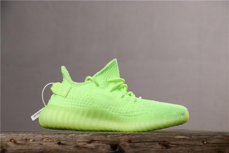 Adidas Yeezy Boost 350 V2 Sneakers Bright Green Men Women 3