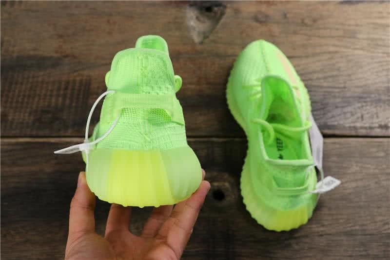 Adidas Yeezy Boost 350 V2 Sneakers Bright Green Men Women 4
