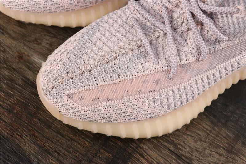 Adidas Yeezy Boost 350 V2 Sneakers Luminous Grey Pink Men Women 5