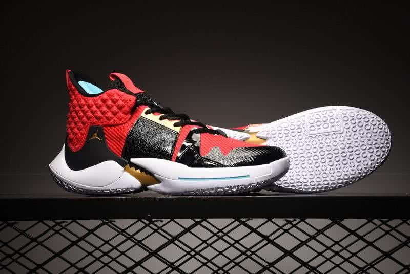 Nike Air Jordan Why Not Zero 2.0 Shoes Black/Red Men 2