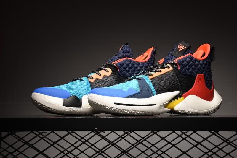 Nike Air Jordan Why Not Zero 2.0 Shoes Blue/Red Men 3