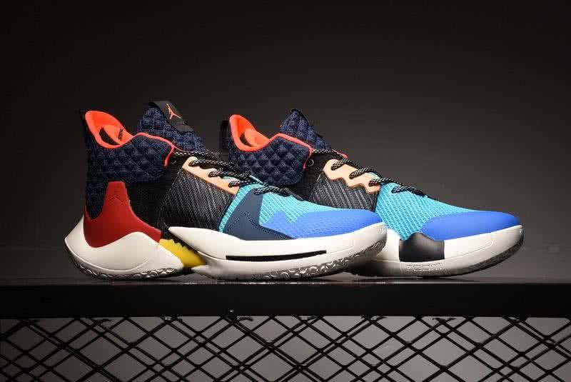 Nike Air Jordan Why Not Zero 2.0 Shoes Blue/Red Men 4