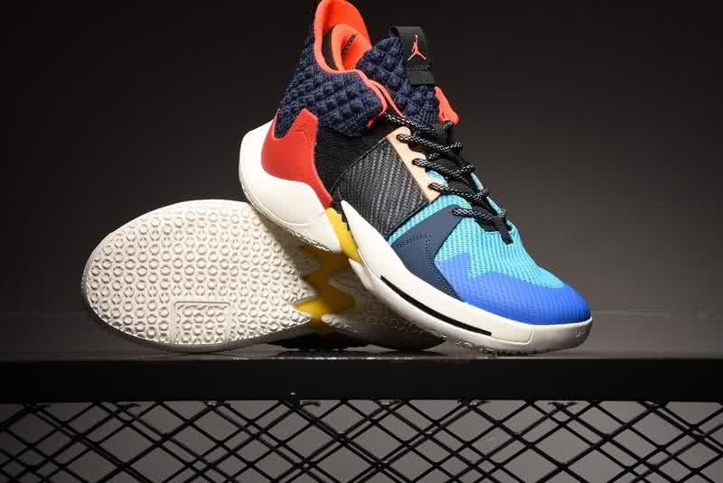 Nike Air Jordan Why Not Zero 2.0 Shoes Blue/Red Men 1