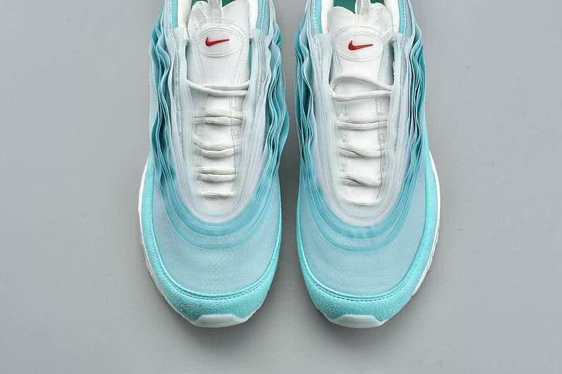 Nike Air Max 97 White Blue Women Men Shoes  4