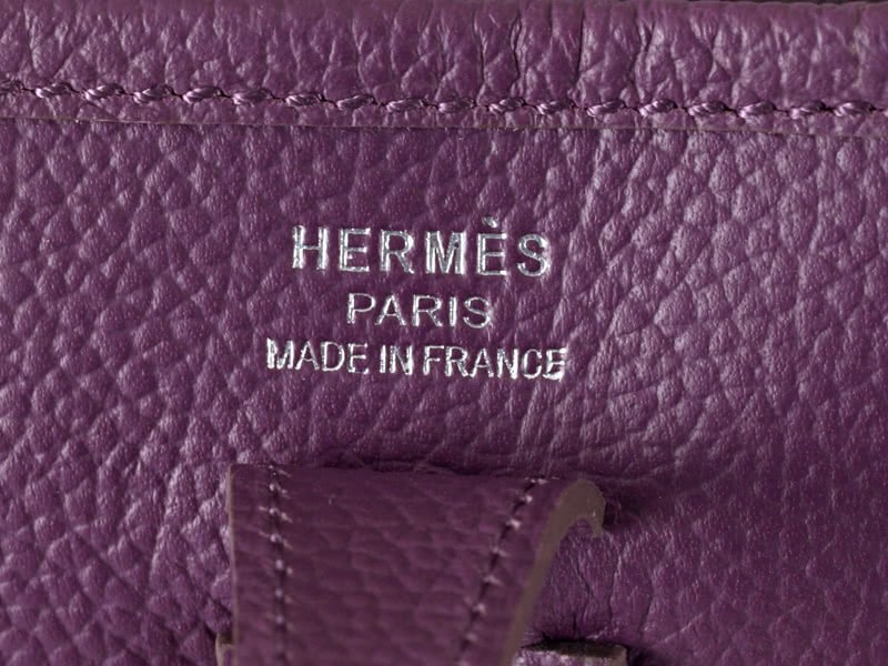 Hermes Evelyne Bag Pm Purple 7