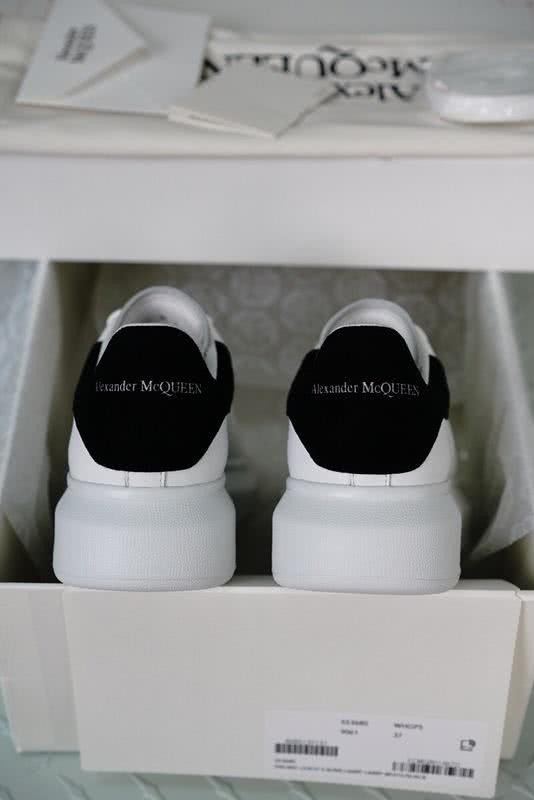 Alexander McQueen Sneakers White And Black Men Women 8