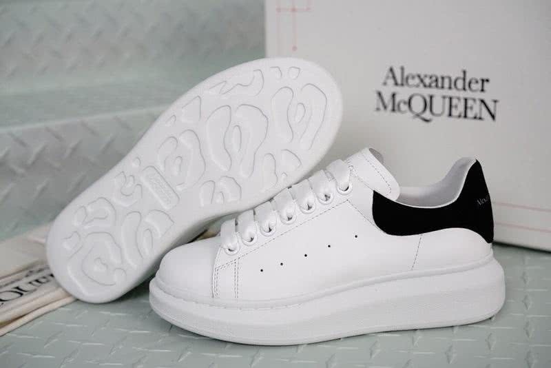 Alexander McQueen Sneakers White And Black Men Women 1