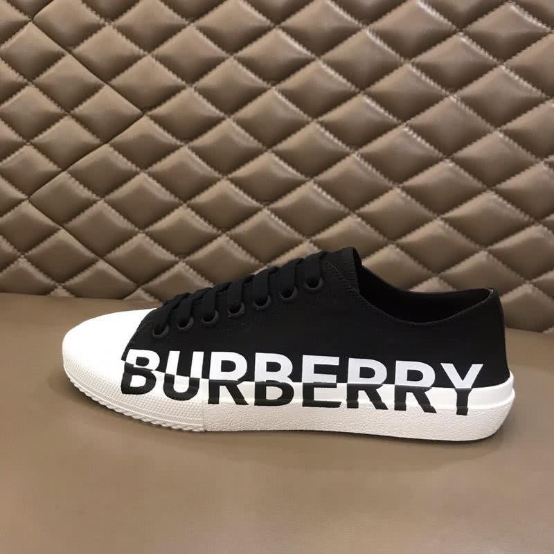 Burberry Sneakers Top Quality Low Top Black Upper White Sole Men 5