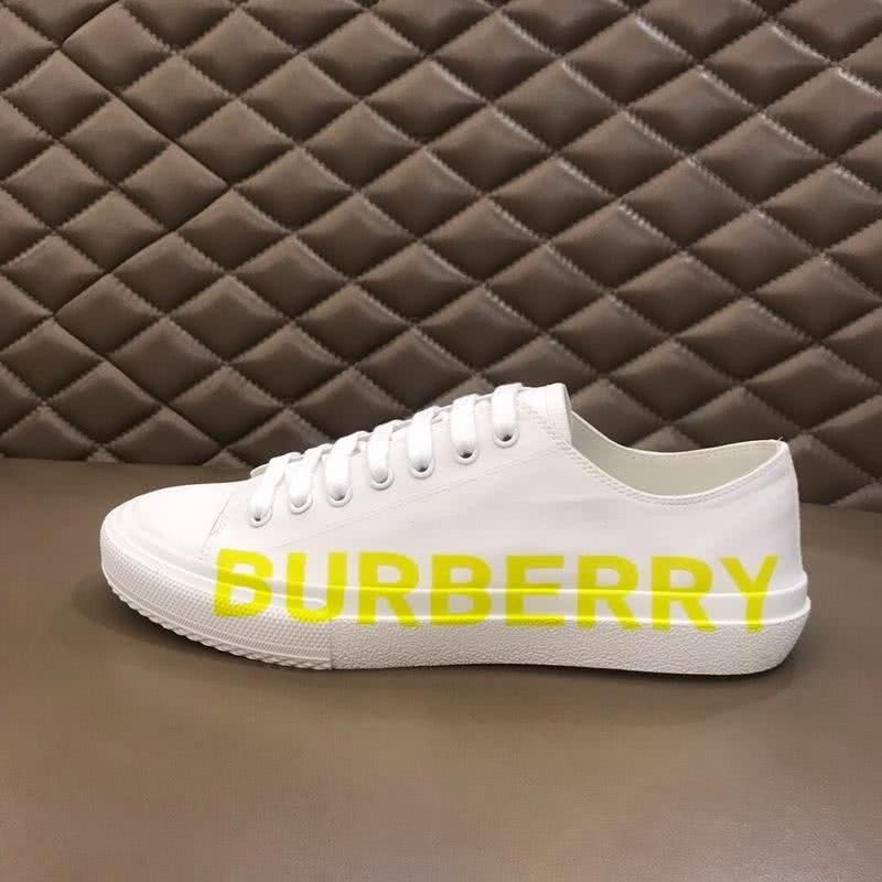 Burberry Sneakers Top Quality Low Top White Yellow Men 5