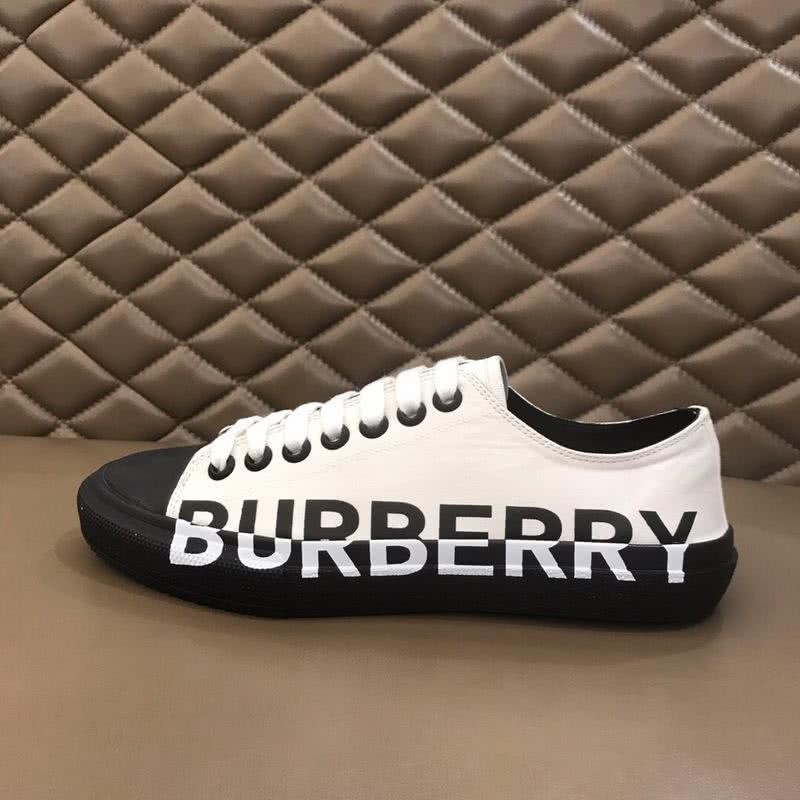 Burberry Sneakers Top Quality Low Top White Upper Black Sole Men 5