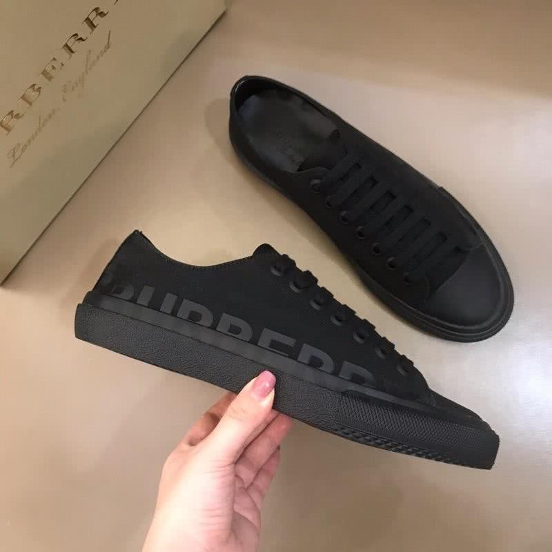 Burberry Sneakers Top Quality Low Top All Black Men 4