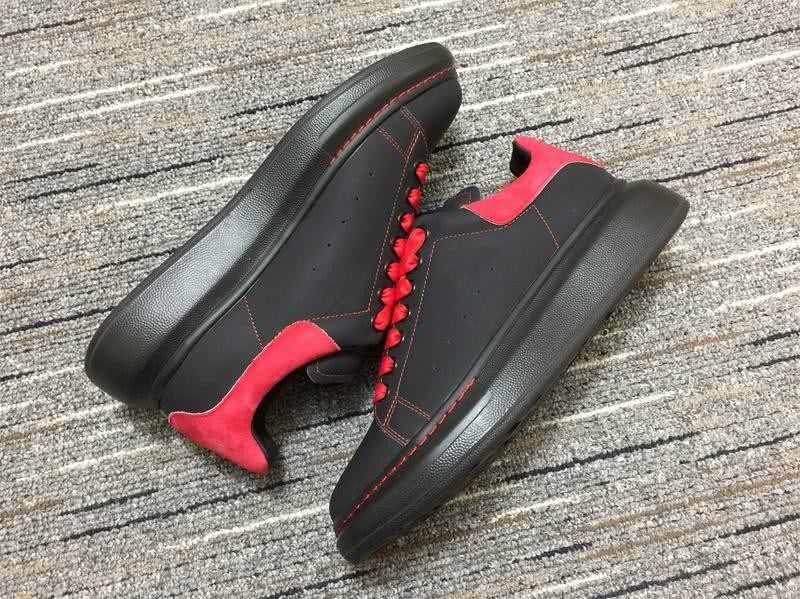 Alexander McQueen Sneakers Black Red Men Women 4