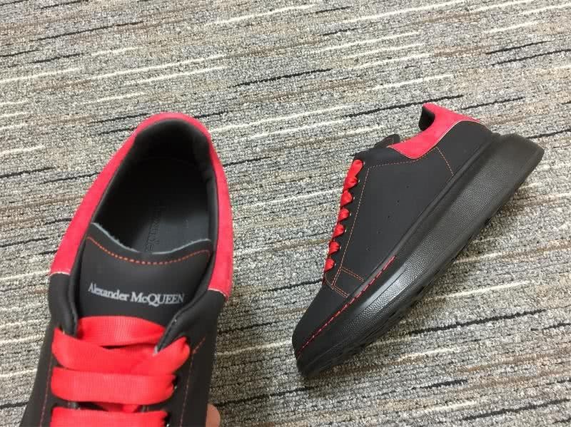Alexander McQueen Sneakers Black Red Men Women 8