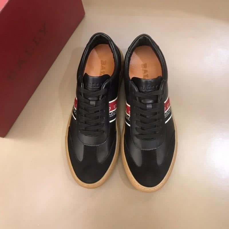 Burberry Sneakers Real Leather Black Red Men 2