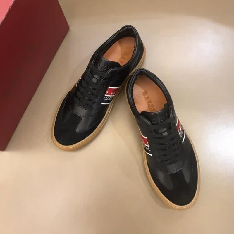 Burberry Sneakers Real Leather Black Red Men 3
