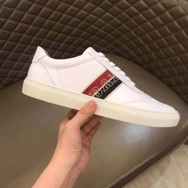 Burberry Sneakers Real Leather White Black Red Men 3