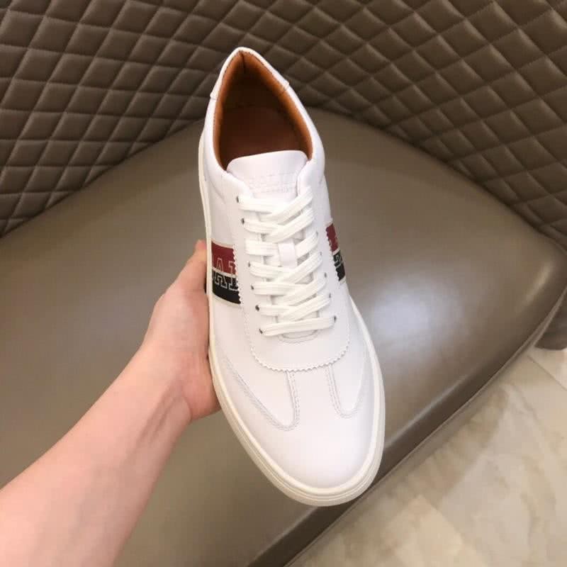 Burberry Sneakers Real Leather White Black Red Men 5