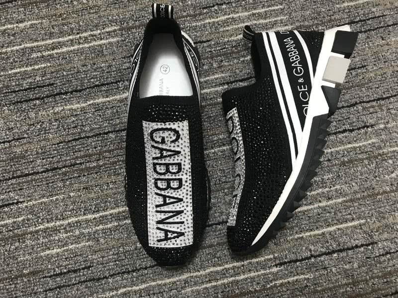 Dolce&Gabbana Sneakers Black White Men Women 6