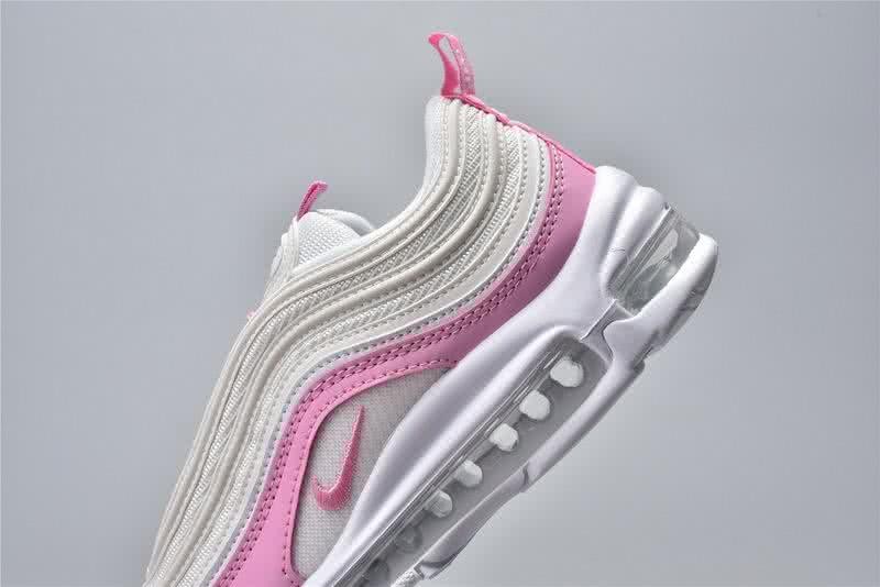 Nike Air Max 97 White Pink Women Shoes 4