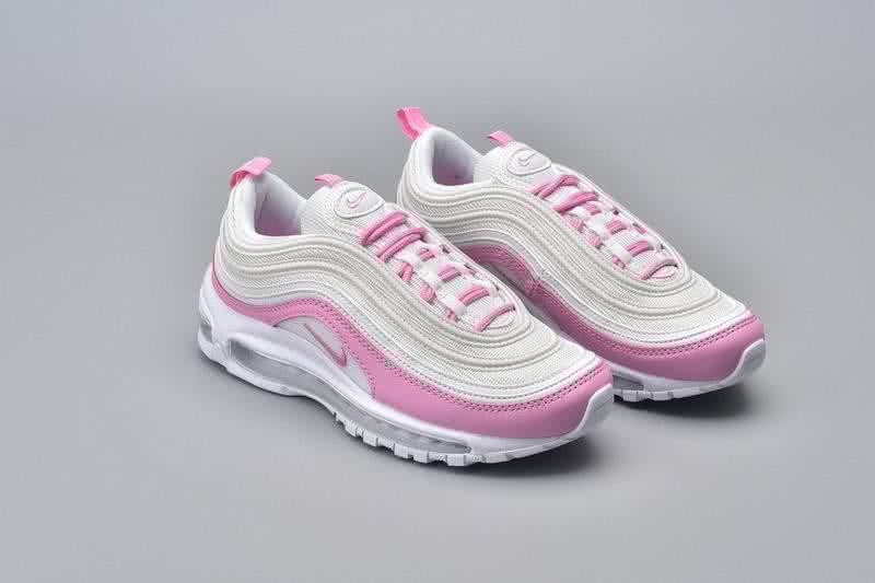 Nike Air Max 97 White Pink Women Shoes 7