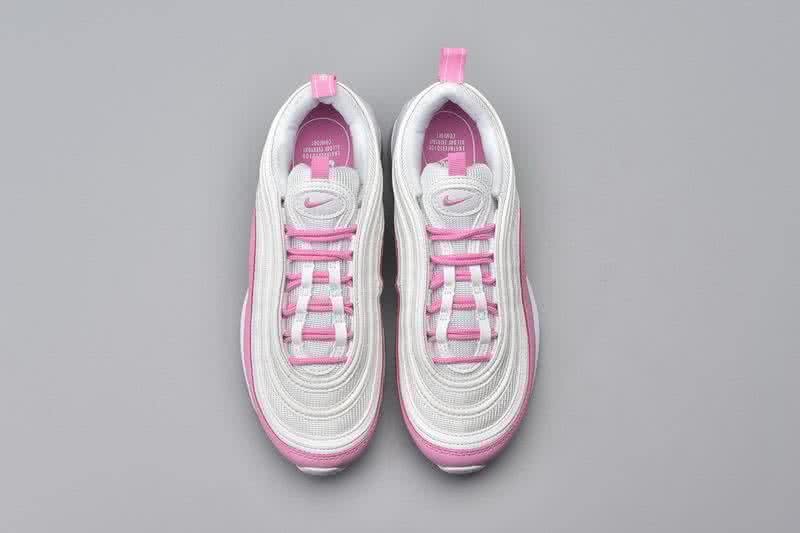 Nike Air Max 97 White Pink Women Shoes 6