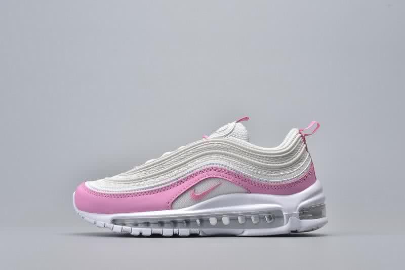 Nike Air Max 97 White Pink Women Shoes 8
