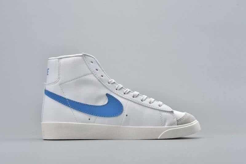 Nike Blazer Sneakers High White Grey Blue Men Women 9