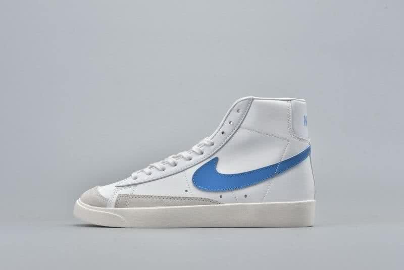 Nike Blazer Sneakers High White Grey Blue Men Women 11