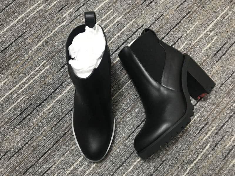 Christian Louboutin Boots Leather Heels Black Women 1