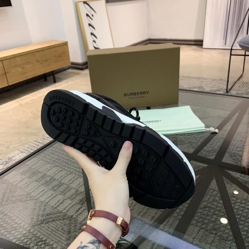 Burberry Sneakers Top Quality Black White Men 9