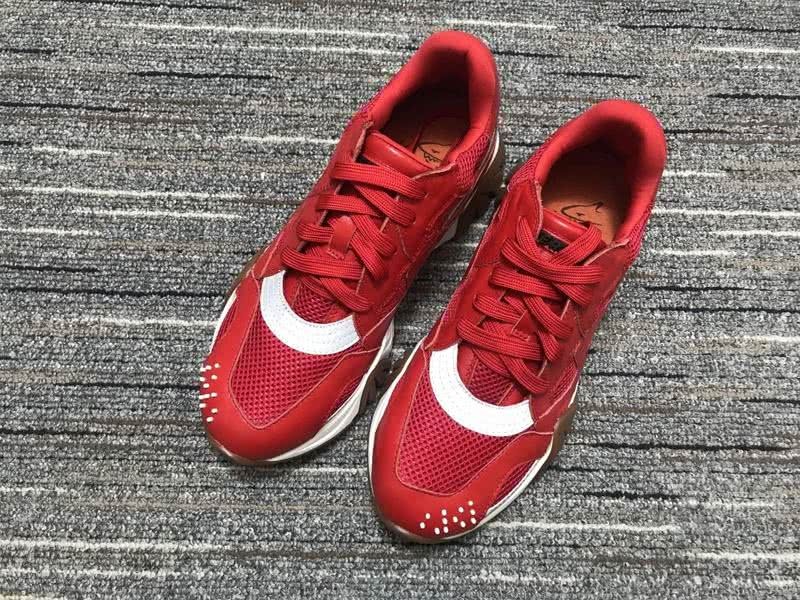 Versace Sneakers High Quality Red White Coffee  Men Women 5