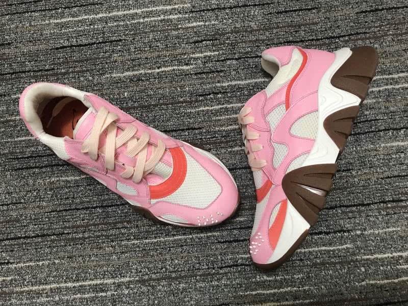 Versace Sneakers High Quality Pink White Coffee Men Women 7