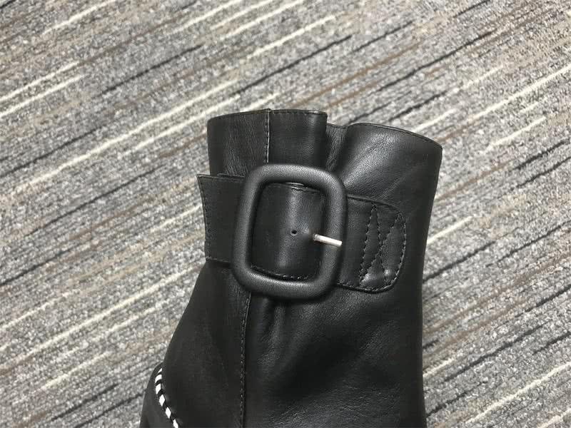 Christian Louboutin Boots Heels Rivets Leather Black Women 4
