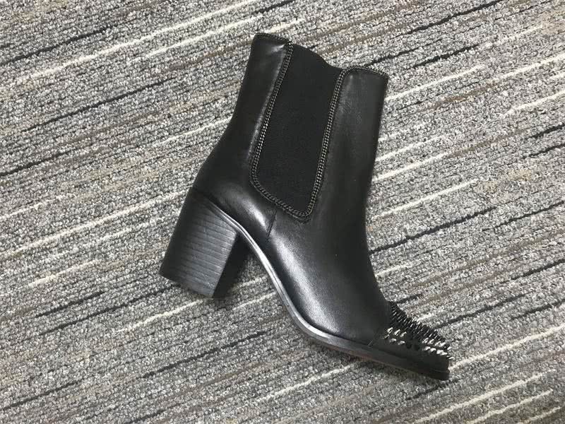 Christian Louboutin Boots Heels Leather Black Women 1