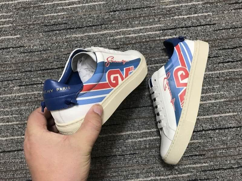 Givenchy Low Top Sneaker White Blue Red Men Women 2