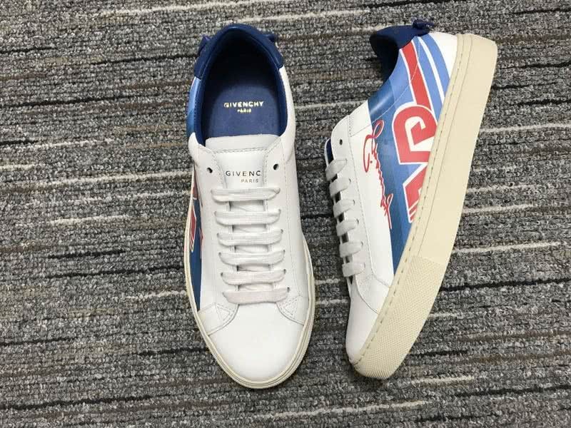 Givenchy Low Top Sneaker White Blue Red Men Women 6