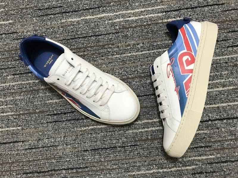 Givenchy Low Top Sneaker White Blue Red Men Women 7