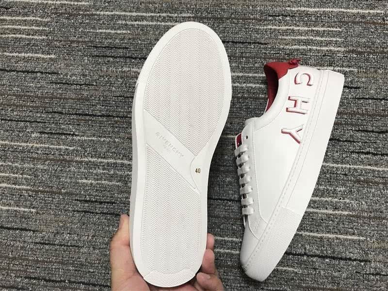 Givenchy Low Top Sneaker White Red Inside Red Men Women 3