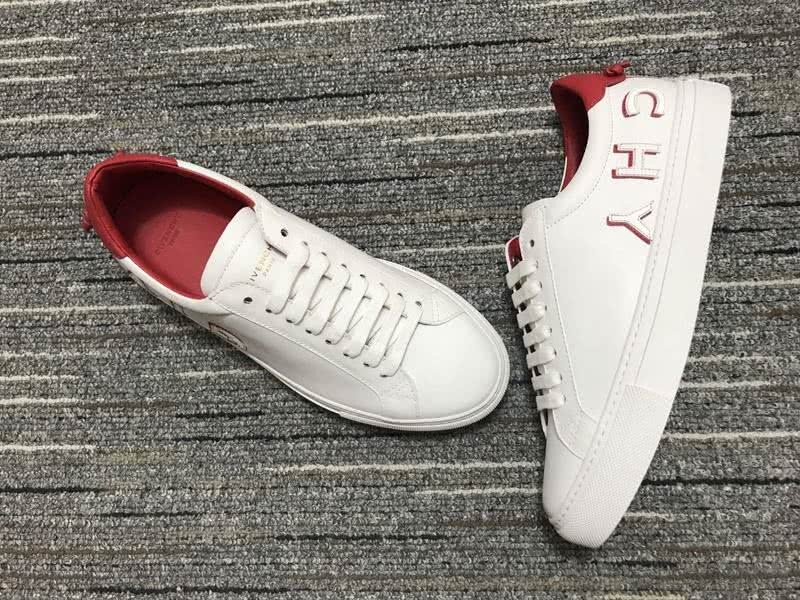Givenchy Low Top Sneaker White Red Inside Red Men Women 7