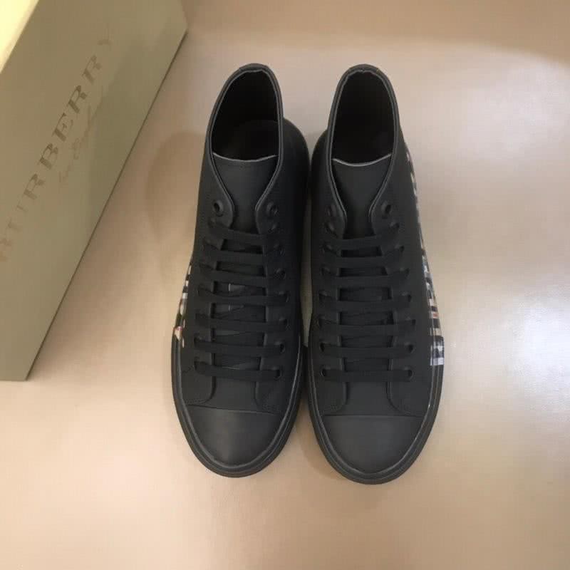 Burberry Sneakers Top Quality White Letters Black Men 2
