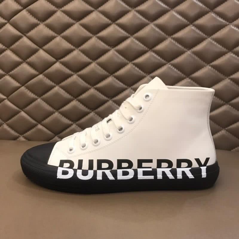 Burberry Sneakers Top Quality White Upper Black Sole Men 5
