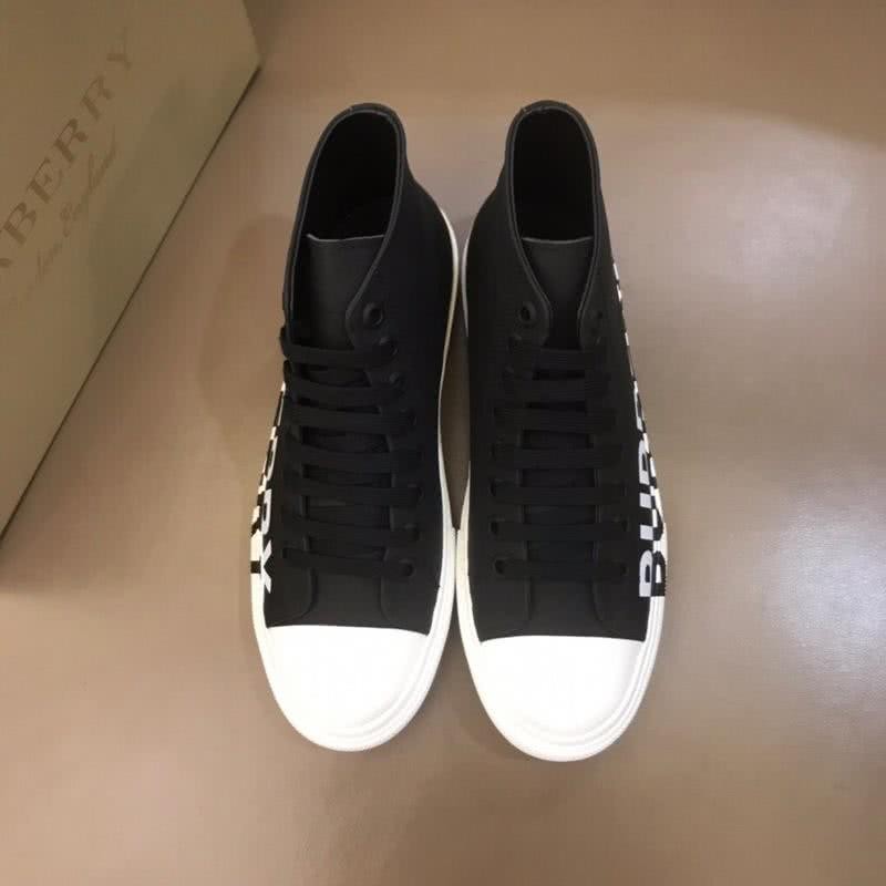 Burberry Sneakers Top Quality Black Upper White Sole Men 2