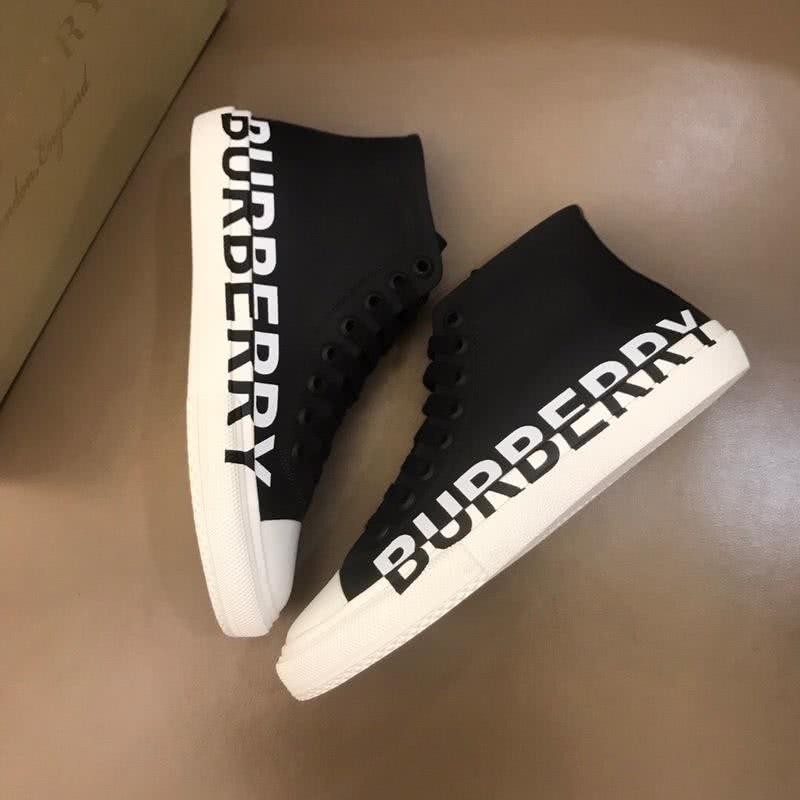 Burberry Sneakers Top Quality Black Upper White Sole Men 3